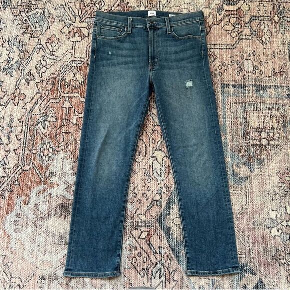Edwin Anthropologie Elin Crop Straight Jeans Size 30 - Picture 4 of 12